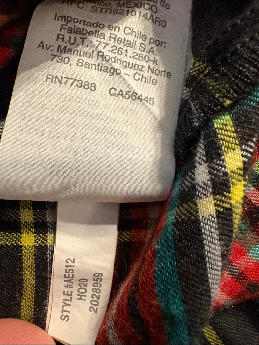 Crewcuts Kids Black Plaid Ruffle-Yoke Nightgown with Red and Green, Size 6
